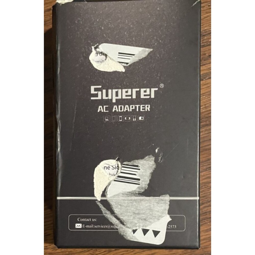 Superer 15V HQ8505 AC Charger Adapter 6 ft. Philips Norelco OneBlade NEW
